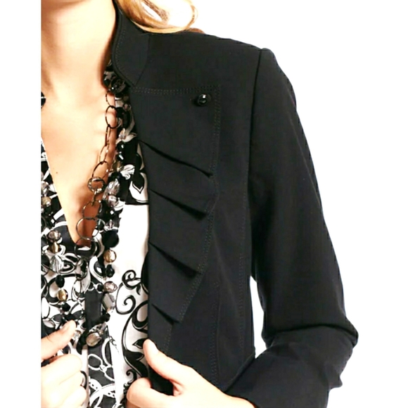 WHBM Ruffled Premium Jacket - Picture 2 of 4